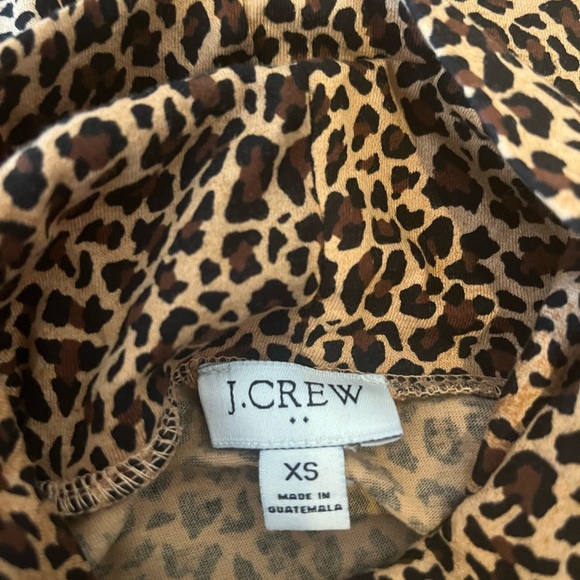 J Crew: Leopard Turtleneck (size XS) - Picture 3 of 3